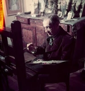 Photo of Utrillo painting, 1949